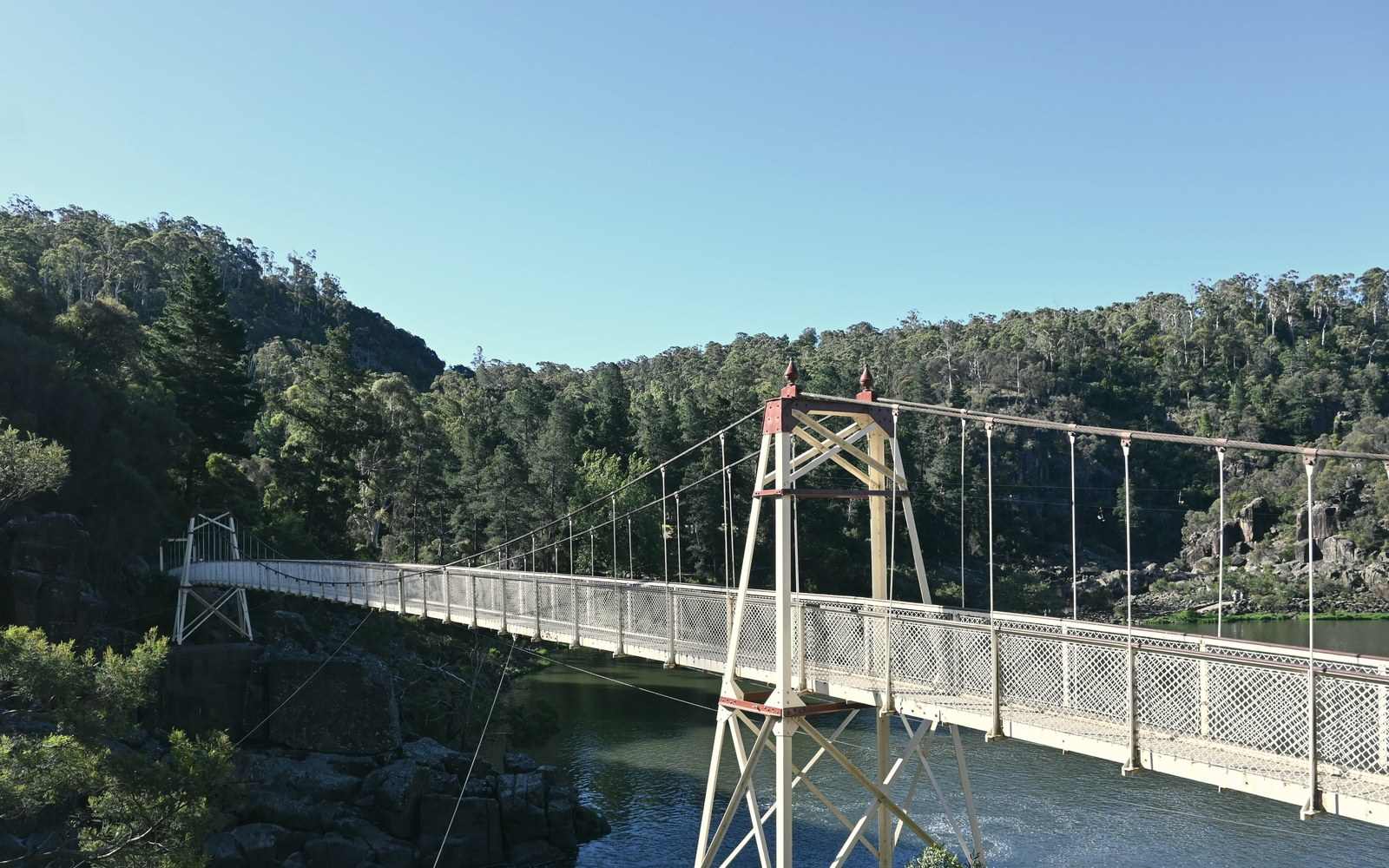Alexandra Suspension Bridge over Cataract Gorge in Launceston